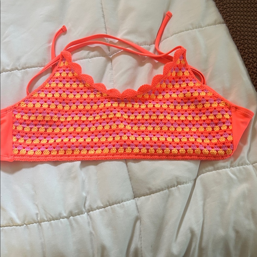 Art Class Neon Orange Fabric